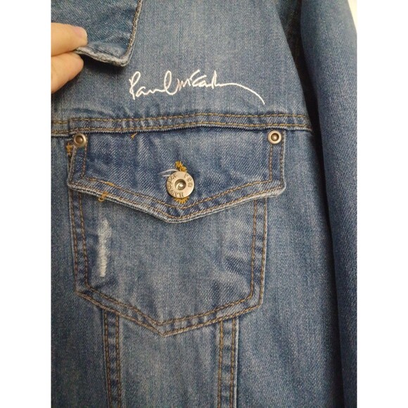 Rare Paul McCartney “Got Back” Tour 2022 Denim Jacket Men's Size M - Picture 5 of 14